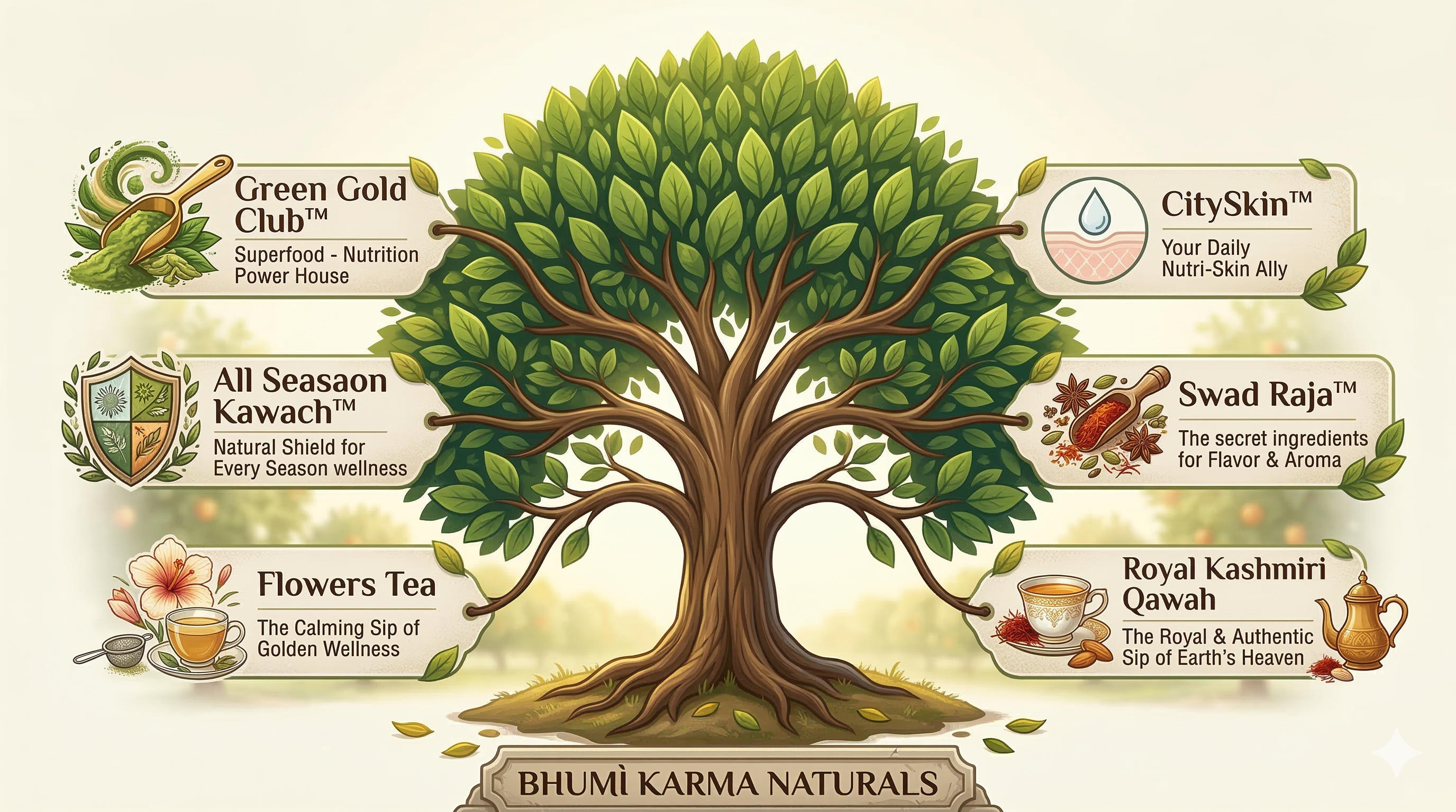 BhumiKarma 6 Branches of Wellness